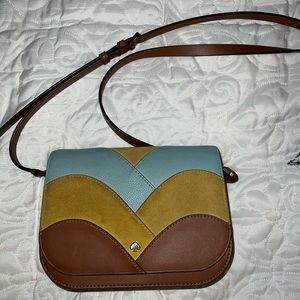 Kate Spade leather crossbody bag colorblock